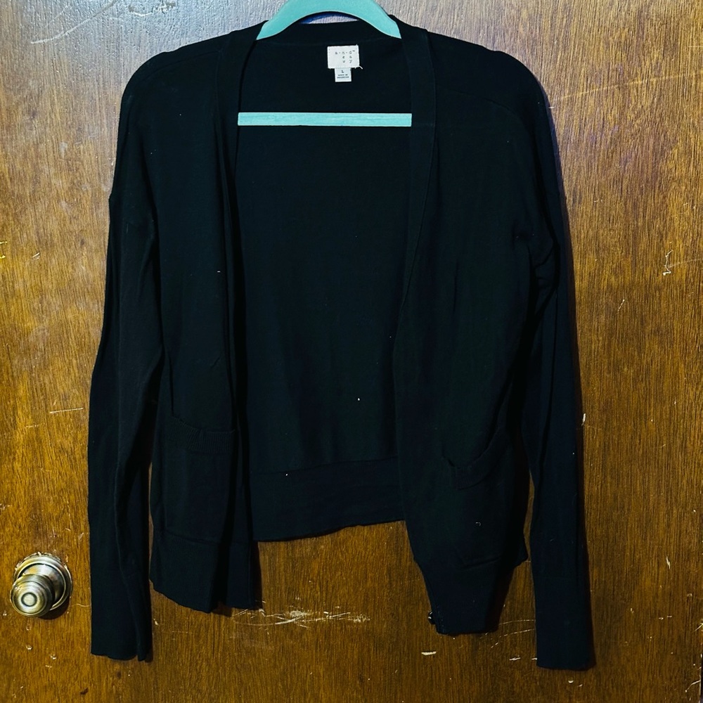 a new day Black Women's Cardigan Sweater